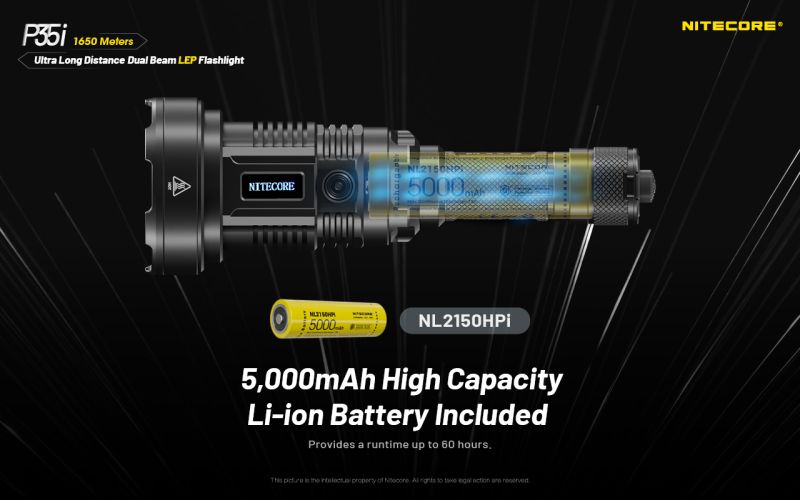 NITECORE Svietidlo P35i - čierne (NC-P35i)