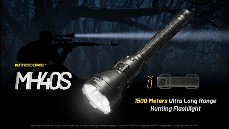 NITECORE Svietidlo MH40S - čierne (NC-MH40S)