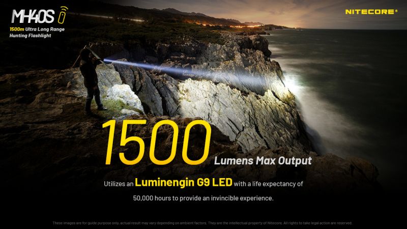 NITECORE Svietidlo MH40S - čierne (NC-MH40S)