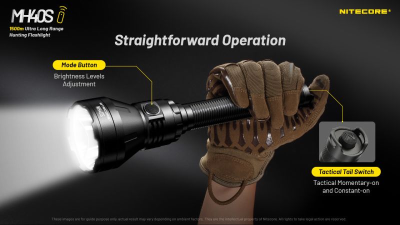 NITECORE Svietidlo MH40S - čierne (NC-MH40S)