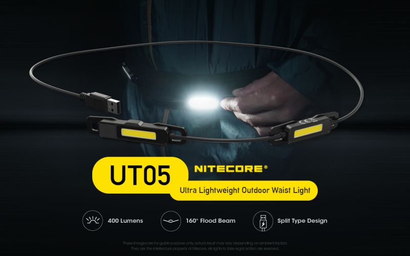 NITECORE Svietidlo UT05 - čierne (NC-UT05)