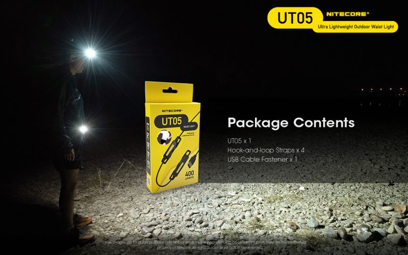 NITECORE Svietidlo UT05 - čierne (NC-UT05)