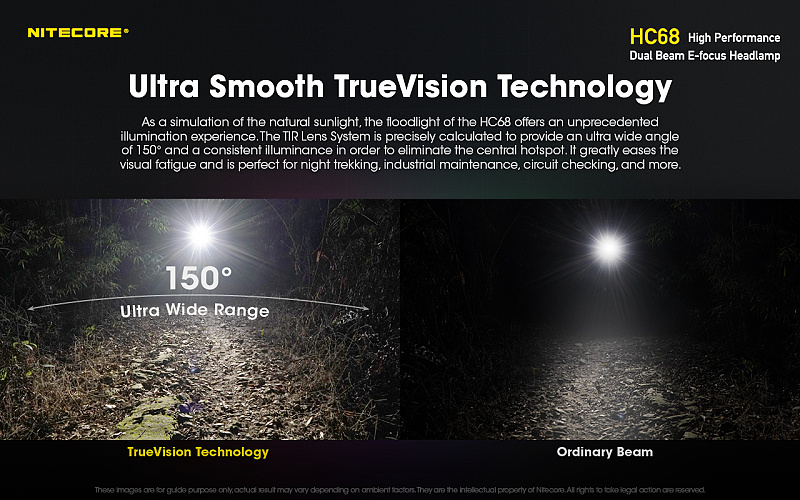 NITECORE Čelovka HC68 - čierna (NC-HC68)