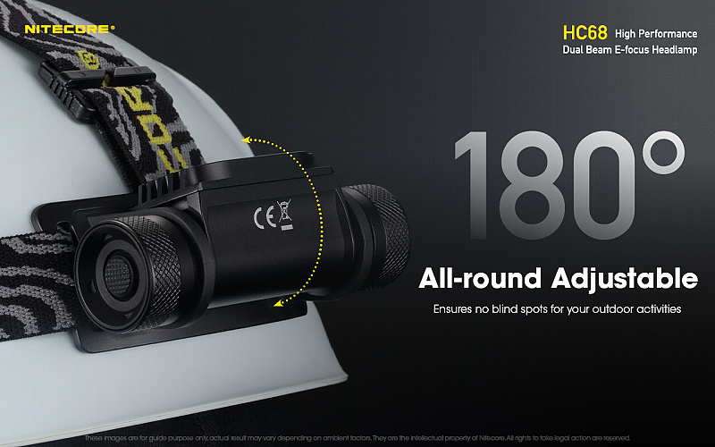 NITECORE Čelovka HC68 - čierna (NC-HC68)