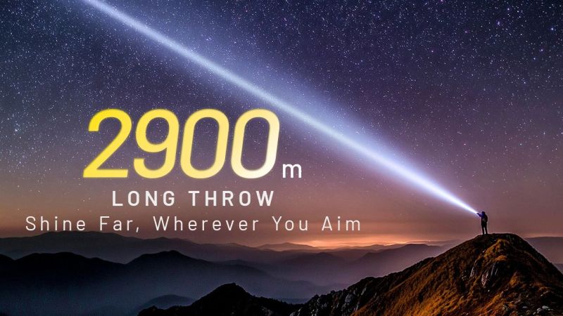 NITECORE Svietidlo P40 - black (NC-P40)