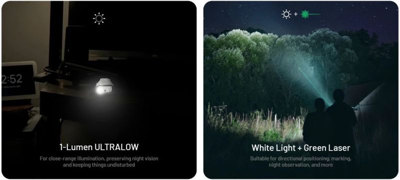 NITECORE Svietidlo EDC17 UltraSlim s UV a laserom - black (NC-EDC17)