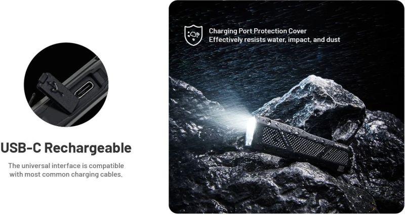 NITECORE Svietidlo EDC17 UltraSlim s UV a laserom - black (NC-EDC17)