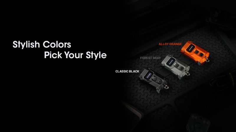 NITECORE Svietidlo TINI 3 - black (NC-TINI-3-bk)