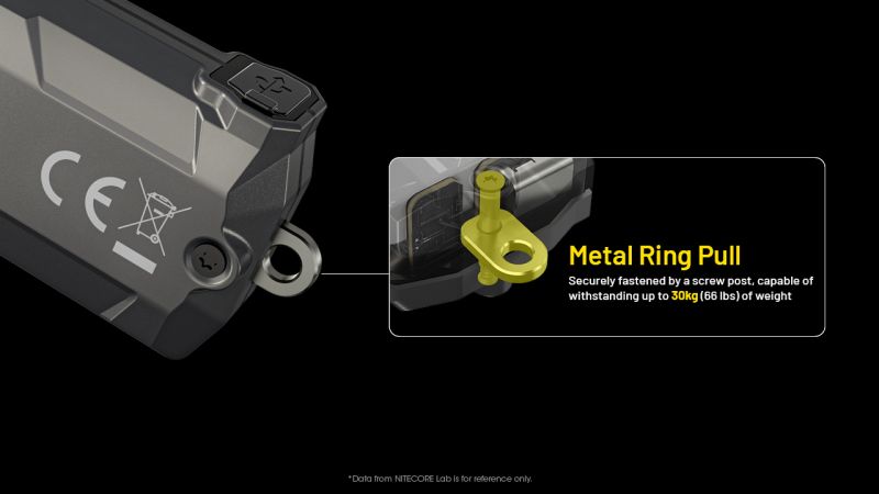 NITECORE Svietidlo TINI 3 - black (NC-TINI-3-bk)