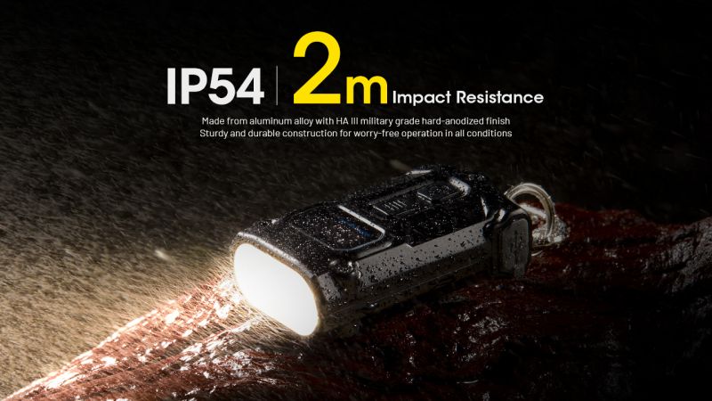 NITECORE Svietidlo TINI 3 - black (NC-TINI-3-bk)