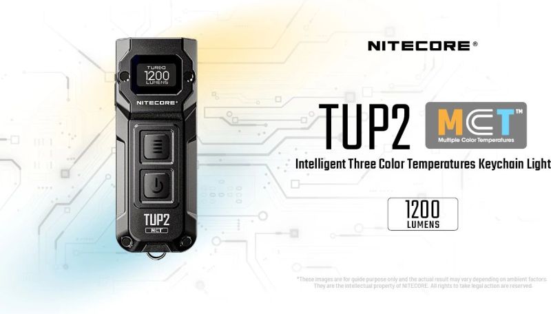 NITECORE Svietidlo TUP2 - black (NC-TUP2-bk)