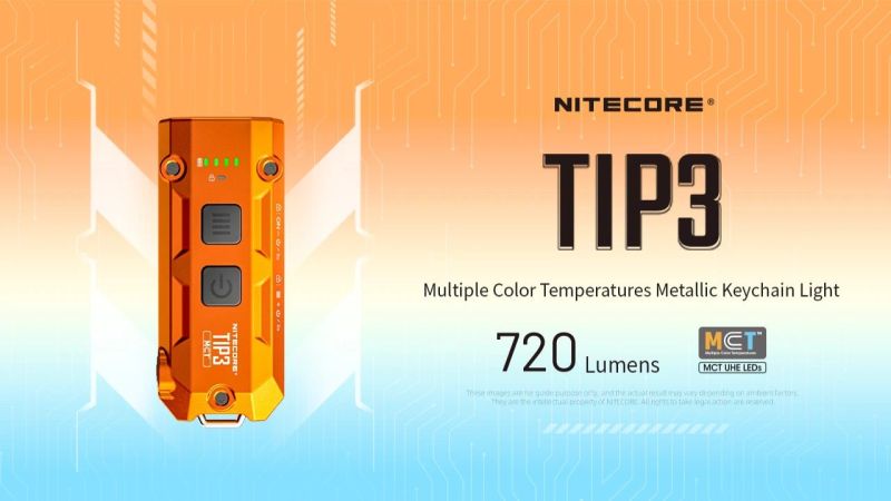 NITECORE Svietidlo TIP3 - black (NC-TIP3-bk)