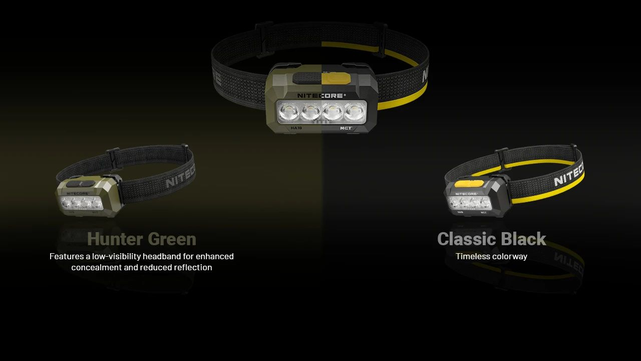 NITECORE Čelovka HA19 RGB - black (NC-HA19-RGB)