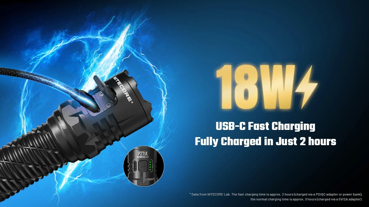 NITECORE Svietidlo P27iX - black (NC-P27iX)