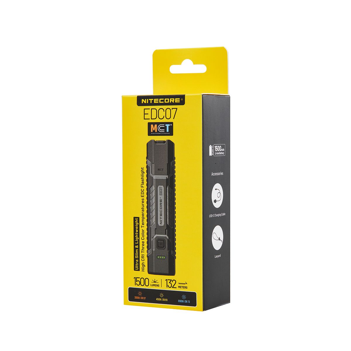 NITECORE Svietidlo EDC07 - black (NC-EDC07)