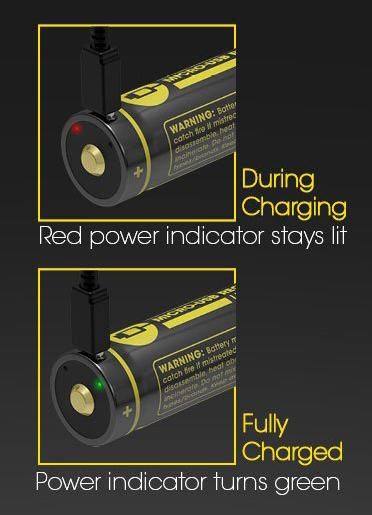 NITECORE Li-Ion akumulátor 2600 mAh - micro USB nabíjateľný (NCx-NL1826R)