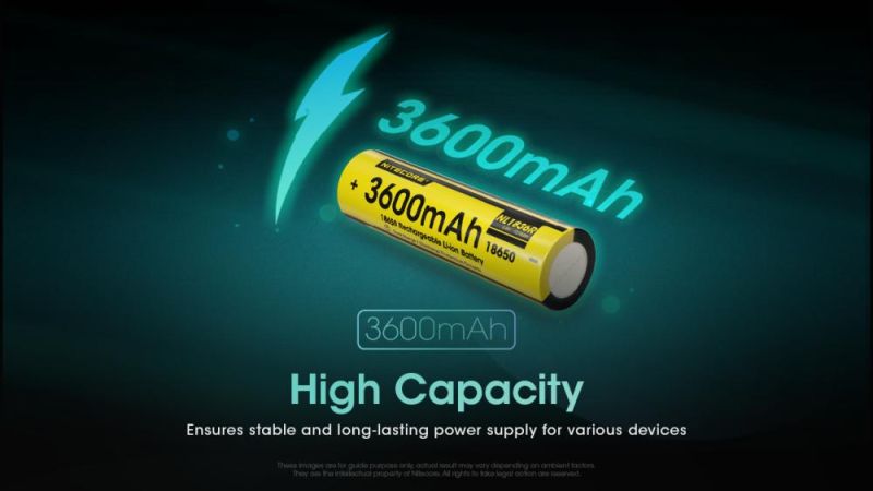 NITECORE Li-Ion akumulátor 18650 3600 mAh - USB-C nabíjateľný (NCxb-NL1836R)