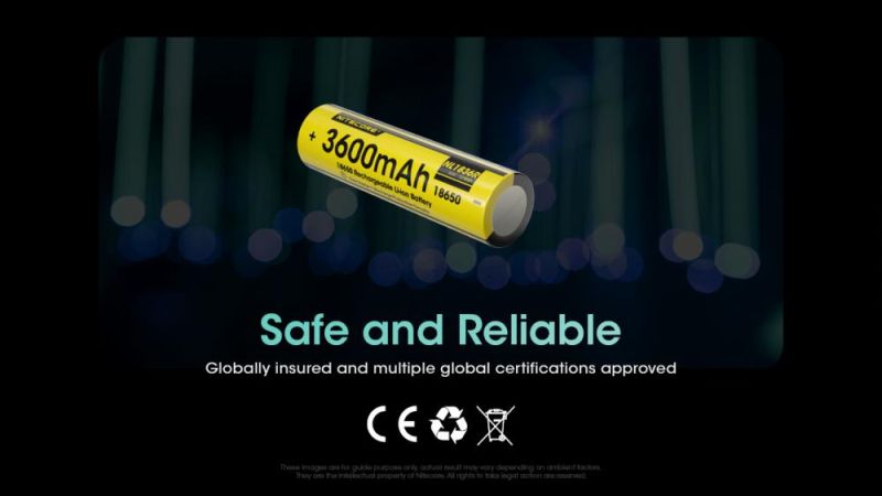 NITECORE Li-Ion akumulátor 18650 3600 mAh - USB-C nabíjateľný (NCxb-NL1836R)