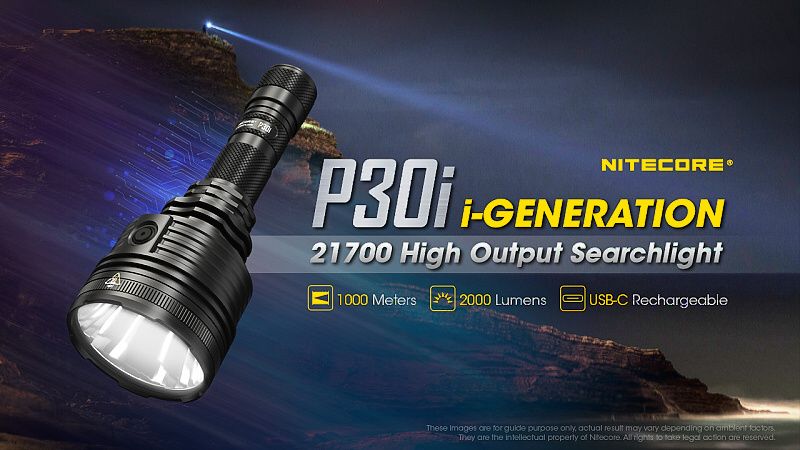 NITECORE Svietidlo P30i - čierne (NC-P30i)