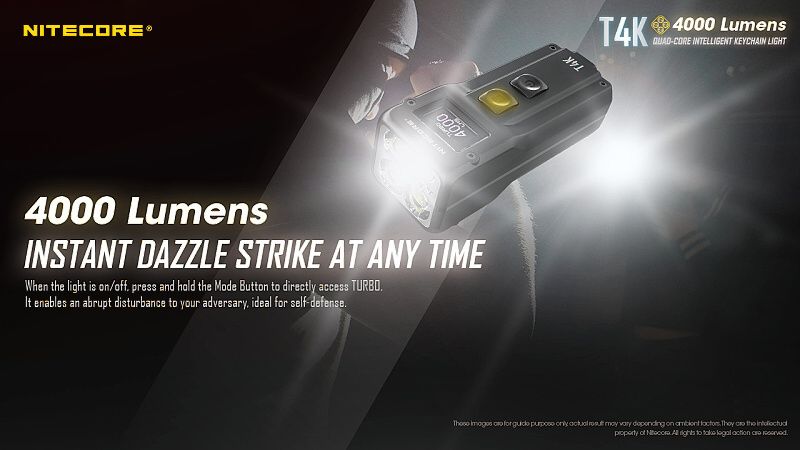 NITECORE Svietidlo T4K - čierne (NC-T4K)