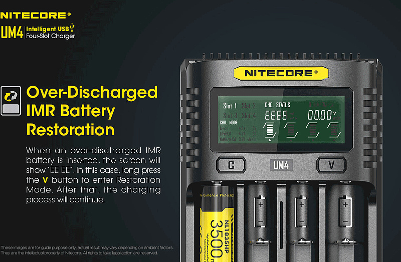 NITECORE Nabíjačka UM4 (NCx-UM4)