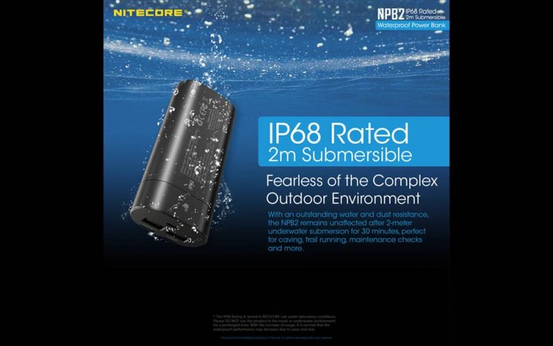 NITECORE Nabíjačka PowerBank NPB2 Waterproof (NCxb-NPB2)