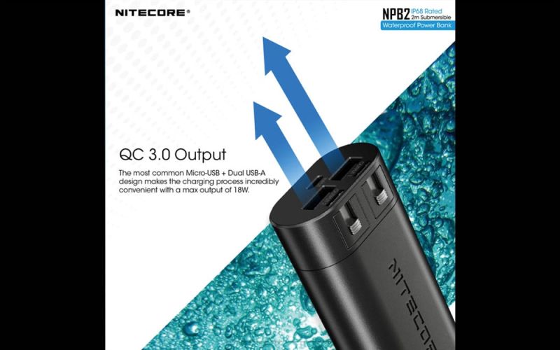 NITECORE Nabíjačka PowerBank NPB2 Waterproof (NCxb-NPB2)