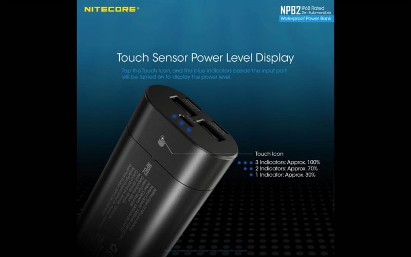 NITECORE Nabíjačka PowerBank NPB2 Waterproof (NCxb-NPB2)