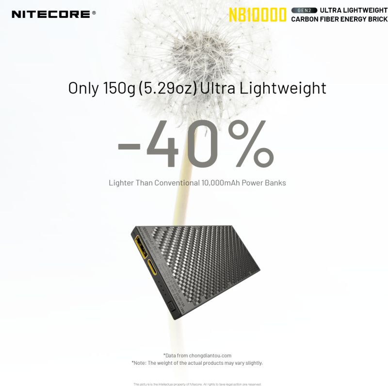 NITECORE Nabíjačka PowerBank NB10000 gen.2 (NCxb-NB10000v2)