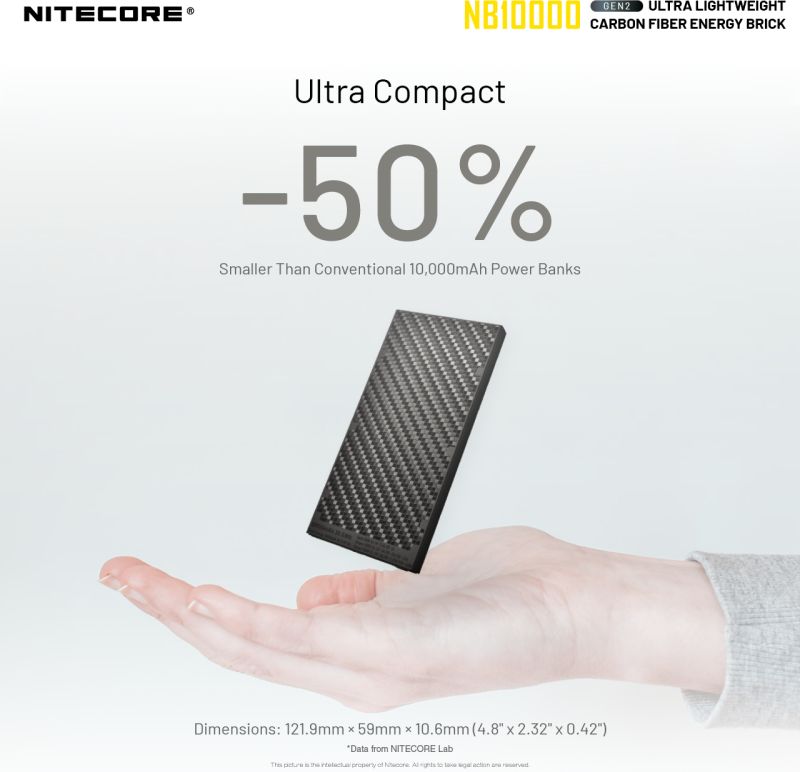 NITECORE Nabíjačka PowerBank NB10000 gen.2 (NCxb-NB10000v2)