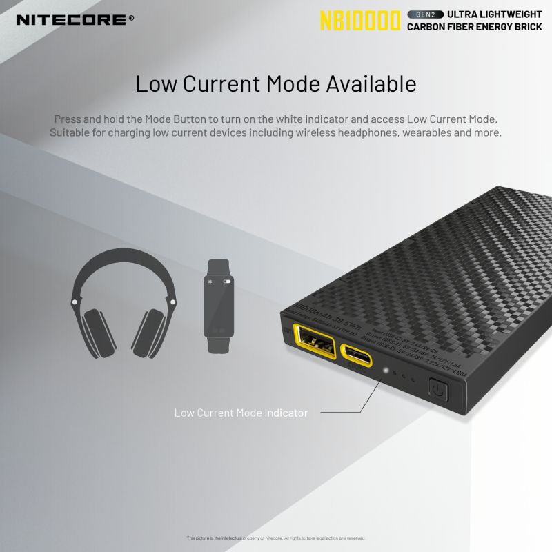 NITECORE Nabíjačka PowerBank NB10000 gen.2 (NCxb-NB10000v2)