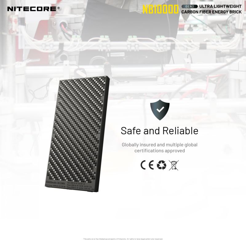 NITECORE Nabíjačka PowerBank NB10000 gen.2 (NCxb-NB10000v2)