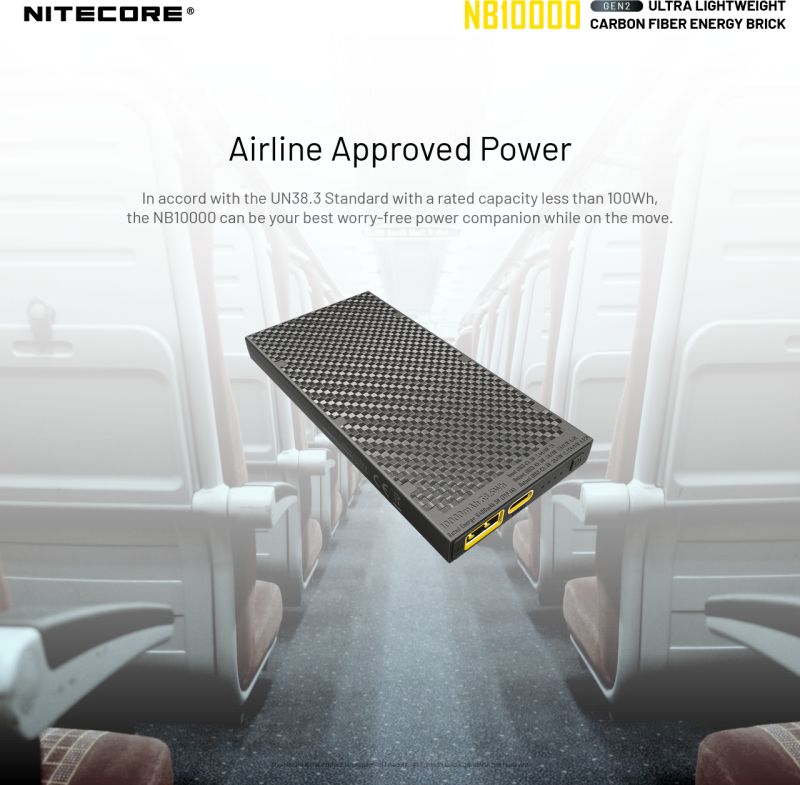 NITECORE Nabíjačka PowerBank NB10000 gen.2 (NCxb-NB10000v2)