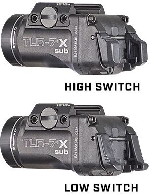 STREAMLIGHT Svietidlo na zbraň TLR-7X SUB G43X/48 500lm - black