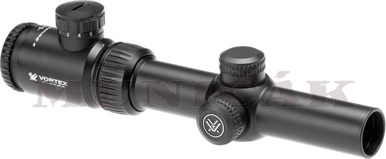 VORTEX OPTICS Puškohľad Crossfire II 1-4x24 V-Brite MOA