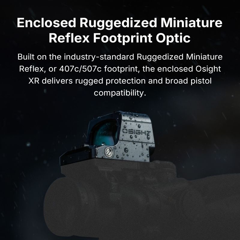 OSIGHT Kolimátor XR Red Dot Sight 2/6MOA Dot & 32MOA Circle