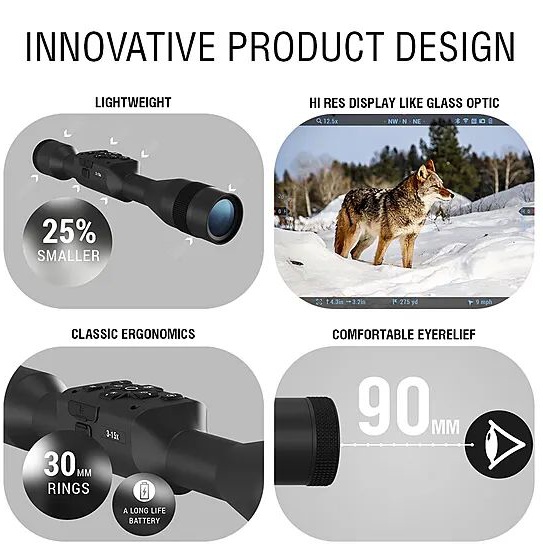 ATN Puškohľad X-Sight 5 LRF 5-25x Smart Day & Night Vision (DGWSXS5255LRF)