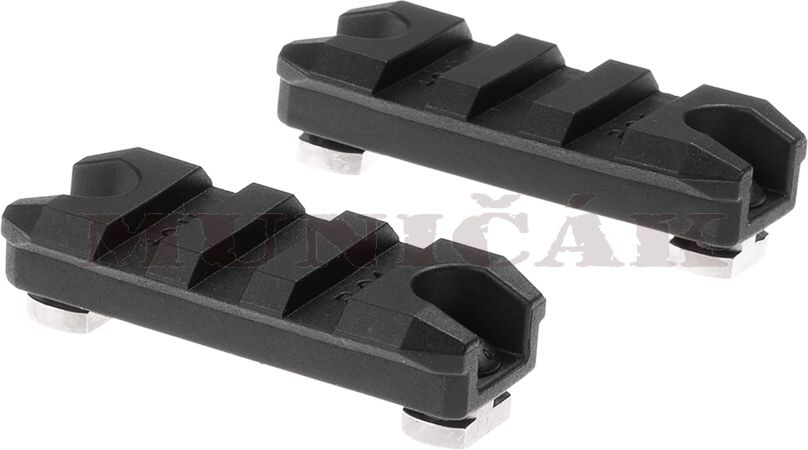 AMOEBA M-LOK montážna lišta 5,1cm (2') 2ks - čierna (26989)