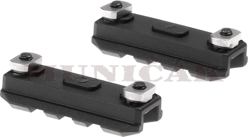 AMOEBA M-LOK montážna lišta 5,1cm (2') 2ks - čierna (26989)