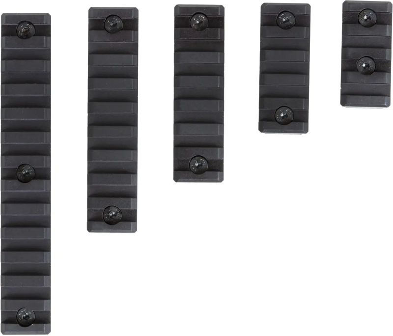 SPECNA ARMS RIS lišty set 5ks pre KeyMod 13,5/ 9,5/ 7,5/ 5,5/ 4,5 cm