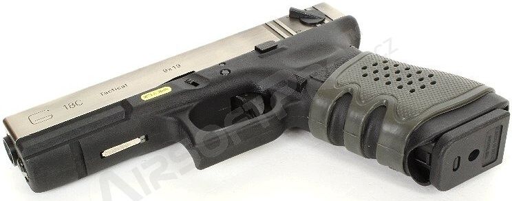 BigDragon Protišmykový gumený návlek na pištole Glock - olivový