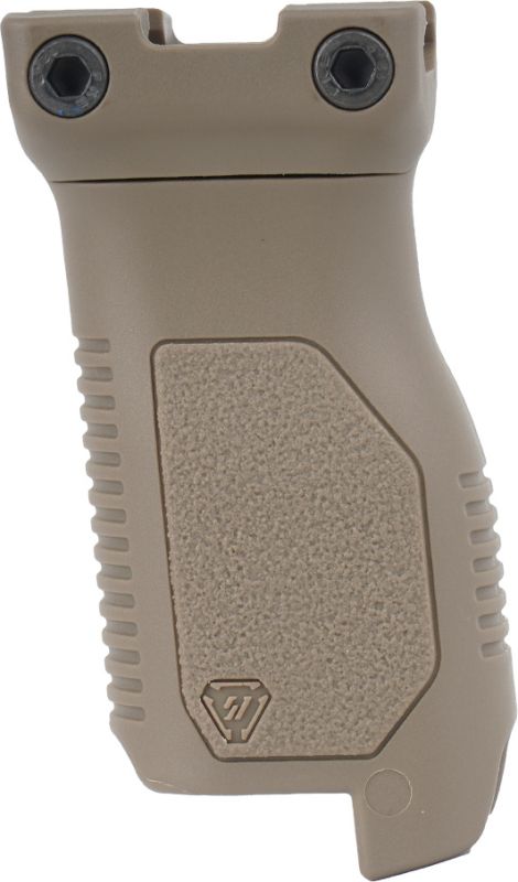 STRIKE INDUSTRIES Rukoväť Picatinny Angled Vertical Long Grip - fde (SI-AR-CMAG-RAIL-L-FDE)