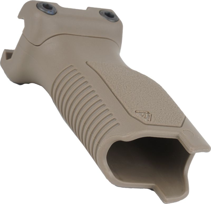 STRIKE INDUSTRIES Rukoväť Picatinny Angled Vertical Long Grip - fde (SI-AR-CMAG-RAIL-L-FDE)