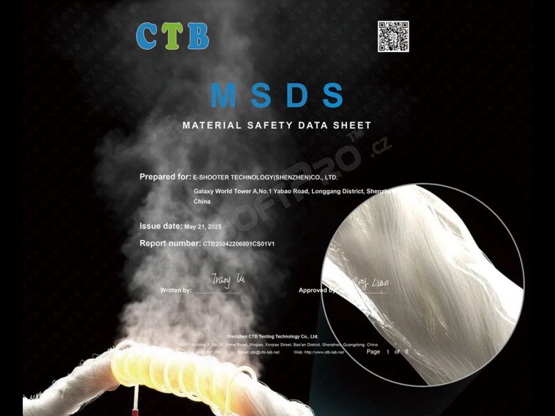 E-SHOOTER Náhradná náplň pre tlmič FLARE Smoky BT - bez vône