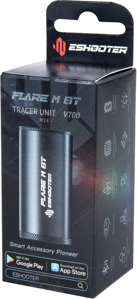 E-SHOOTER Tlmič FLARE M BT Tracer - black