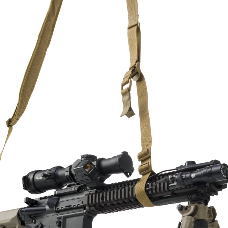 HELIKON Taktický popruh dvojbodový na zbraň Mirage - olive green (ZW-MCS-NL-02)