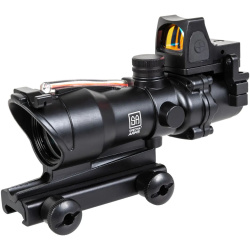 SPECNA ARMS Puškohľad/Kolimátor CORE RedFiber 4x32 / Sharp red dot sight - black