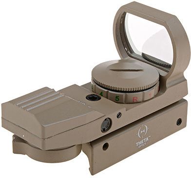 THETA OPTICS Kolimátor RED DOT SIGHT otvorený - tan