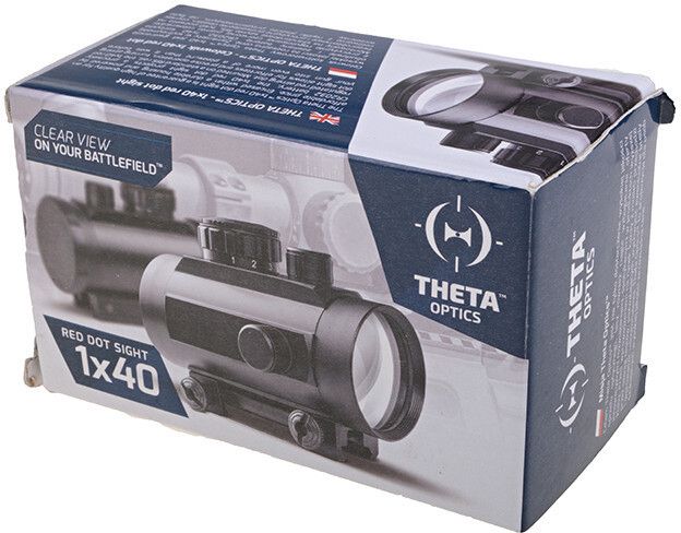 THETA OPTICS Kolimátor RED DOT SIGHT 1X40 - čierny