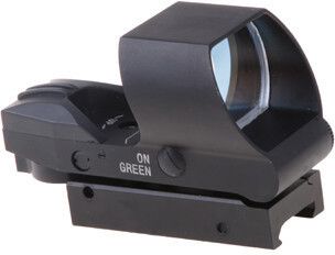 THETA OPTICS Kolimátor RED/GREEN DOT Reflex Sight, otvorený - čierny